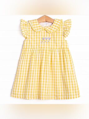 Stitchy Fish Summer Skies Applique Dress size 6
